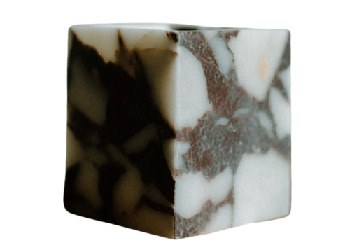 11oz French Calacatta Viola Violet Marble Candle - Poured and Ready to Ship