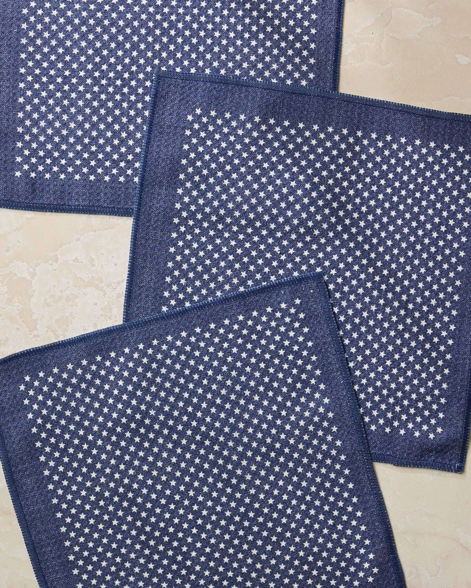 Valor Geometry Dishcloth Set: Navy