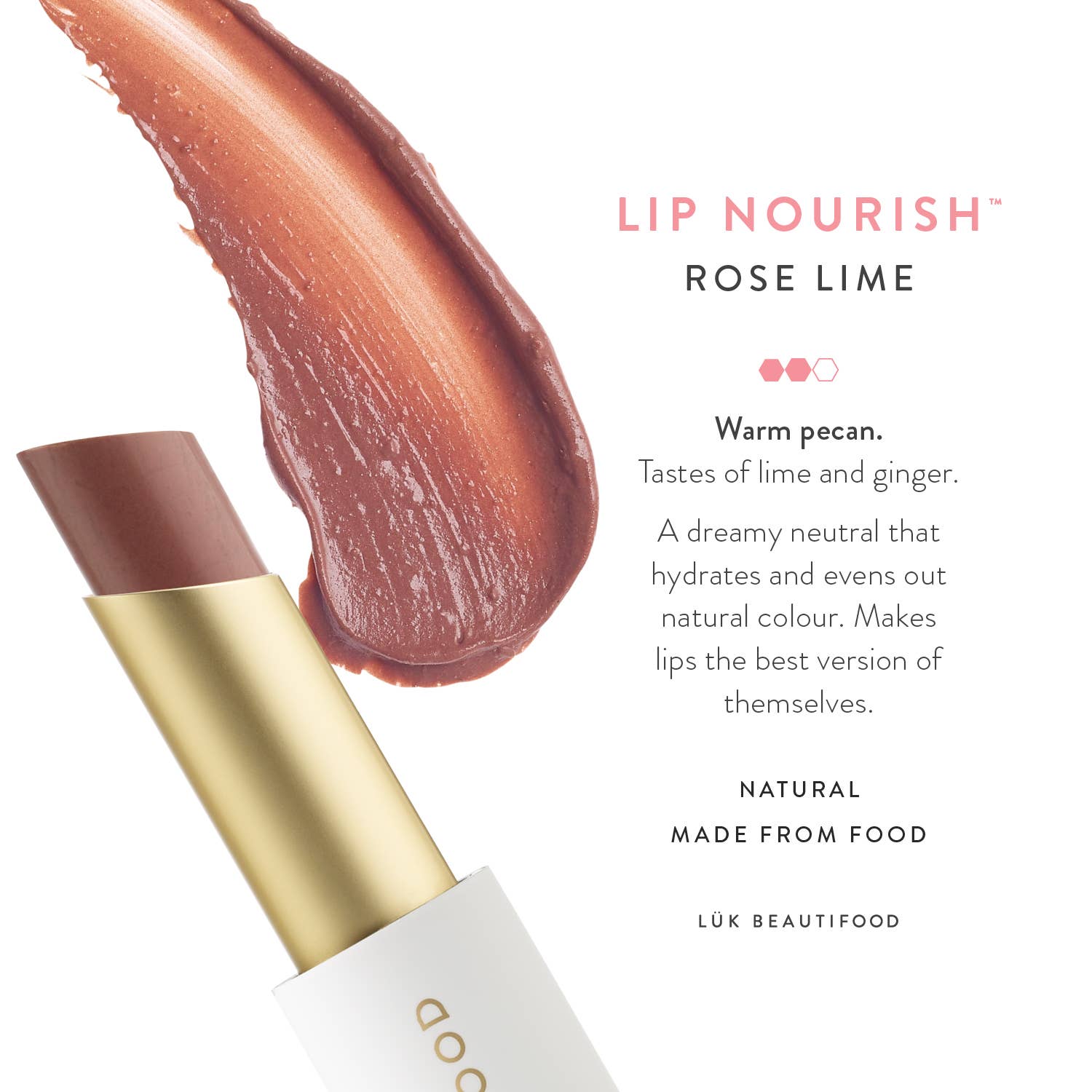 Lip Nourish™ Sheer Lipstick - Rose Lime