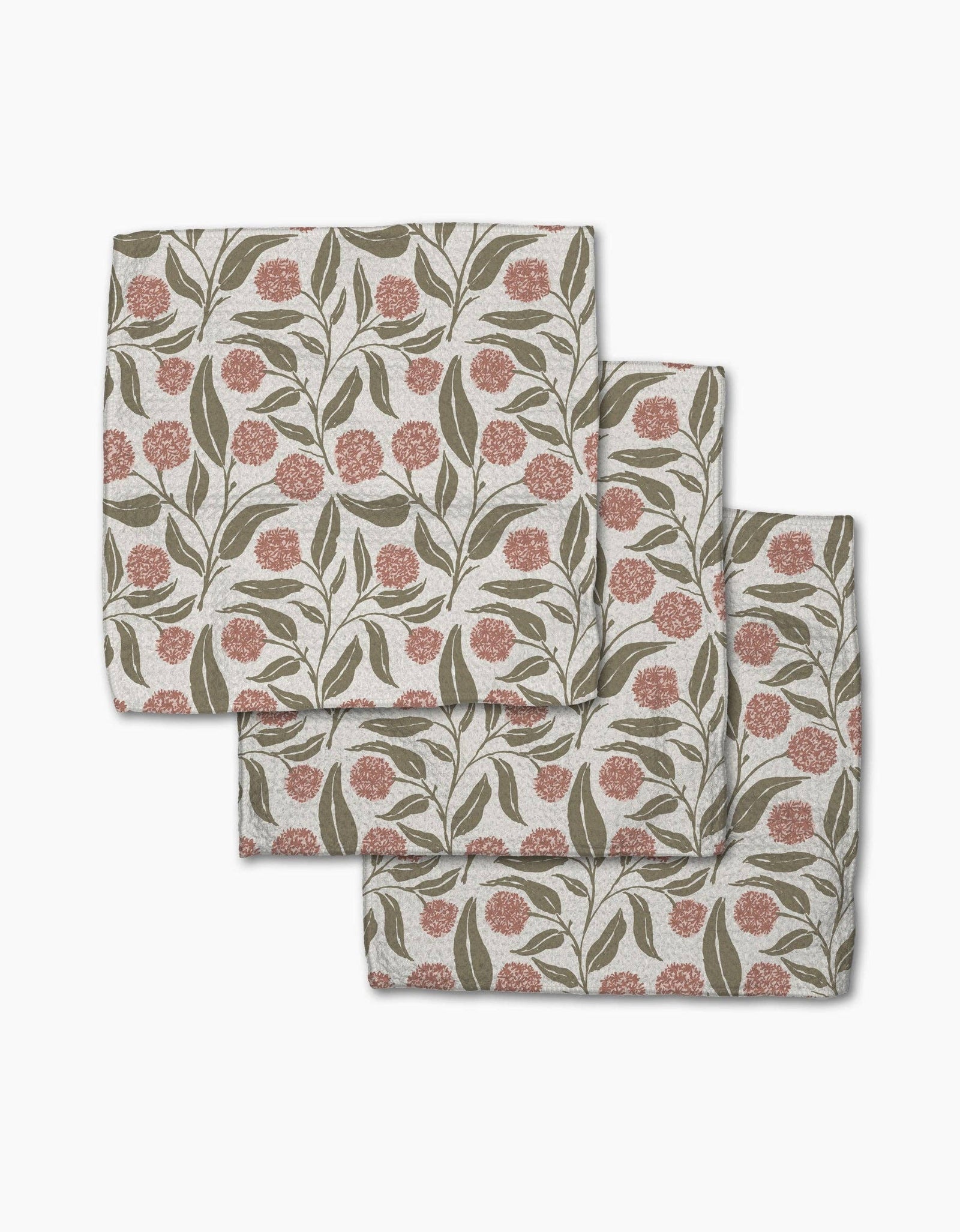 French Countryside Geometry Dishcloth Set