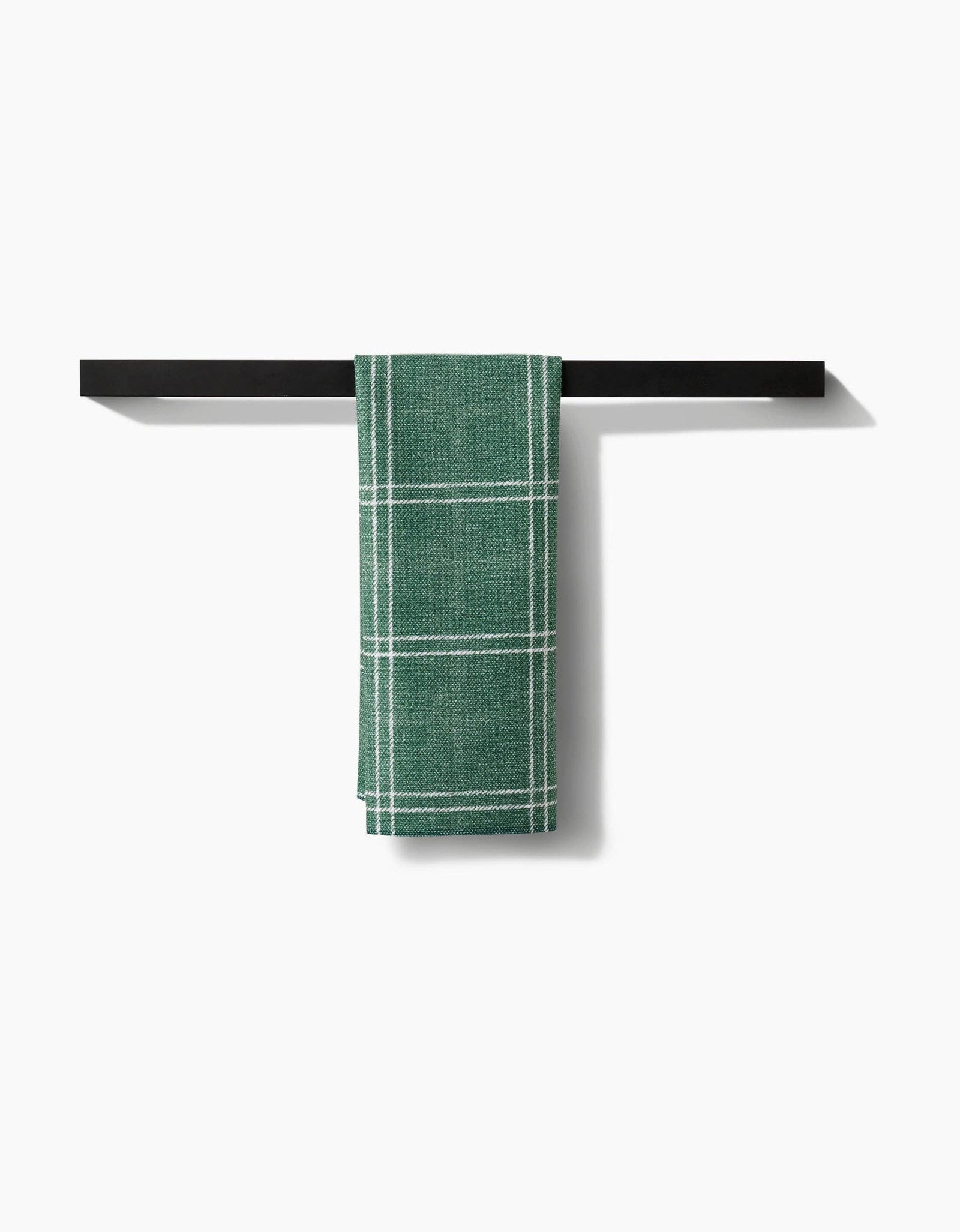 Pine Forest Plaid Geometry Tea Towel