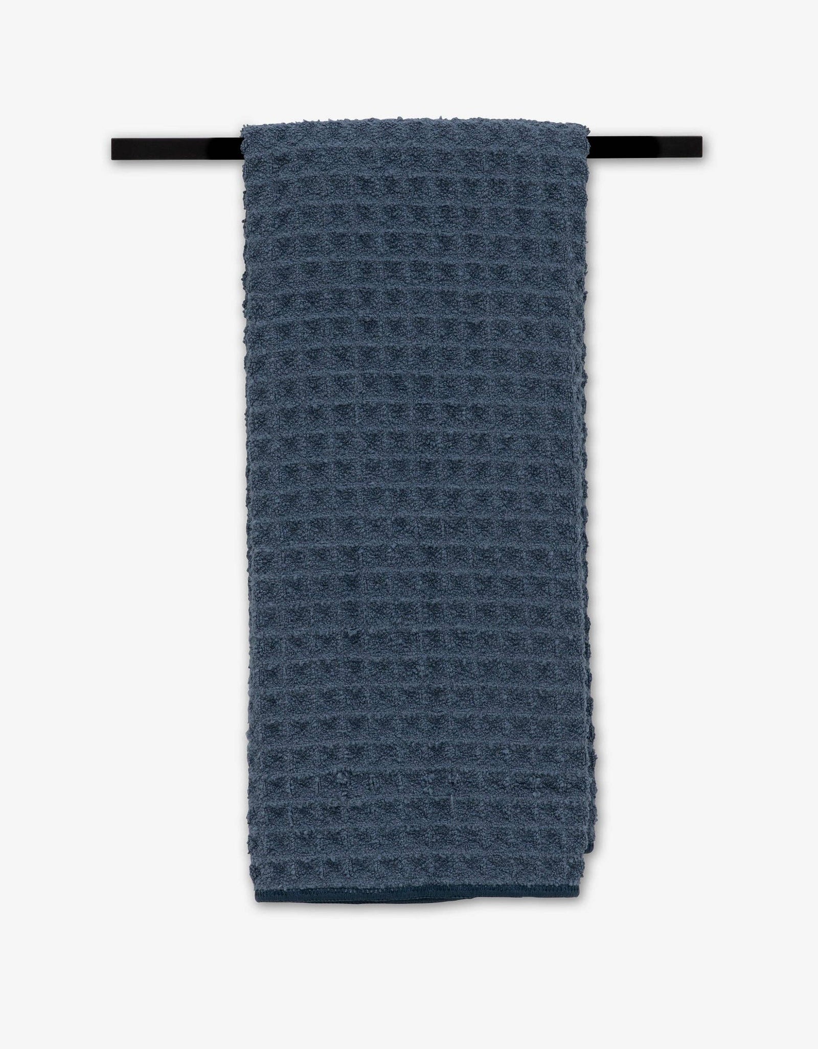 Midnight Blue Waffle Hand Towel by Geometry