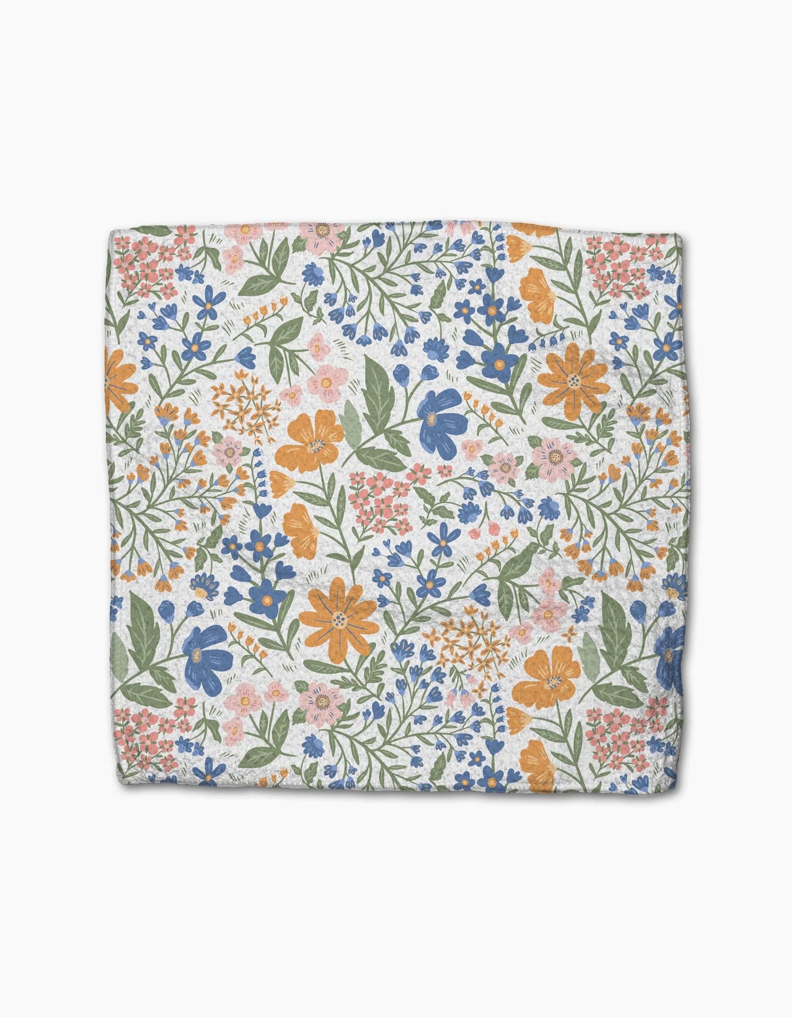 Wildflower Vine Blush Geometry Dishcloth Set