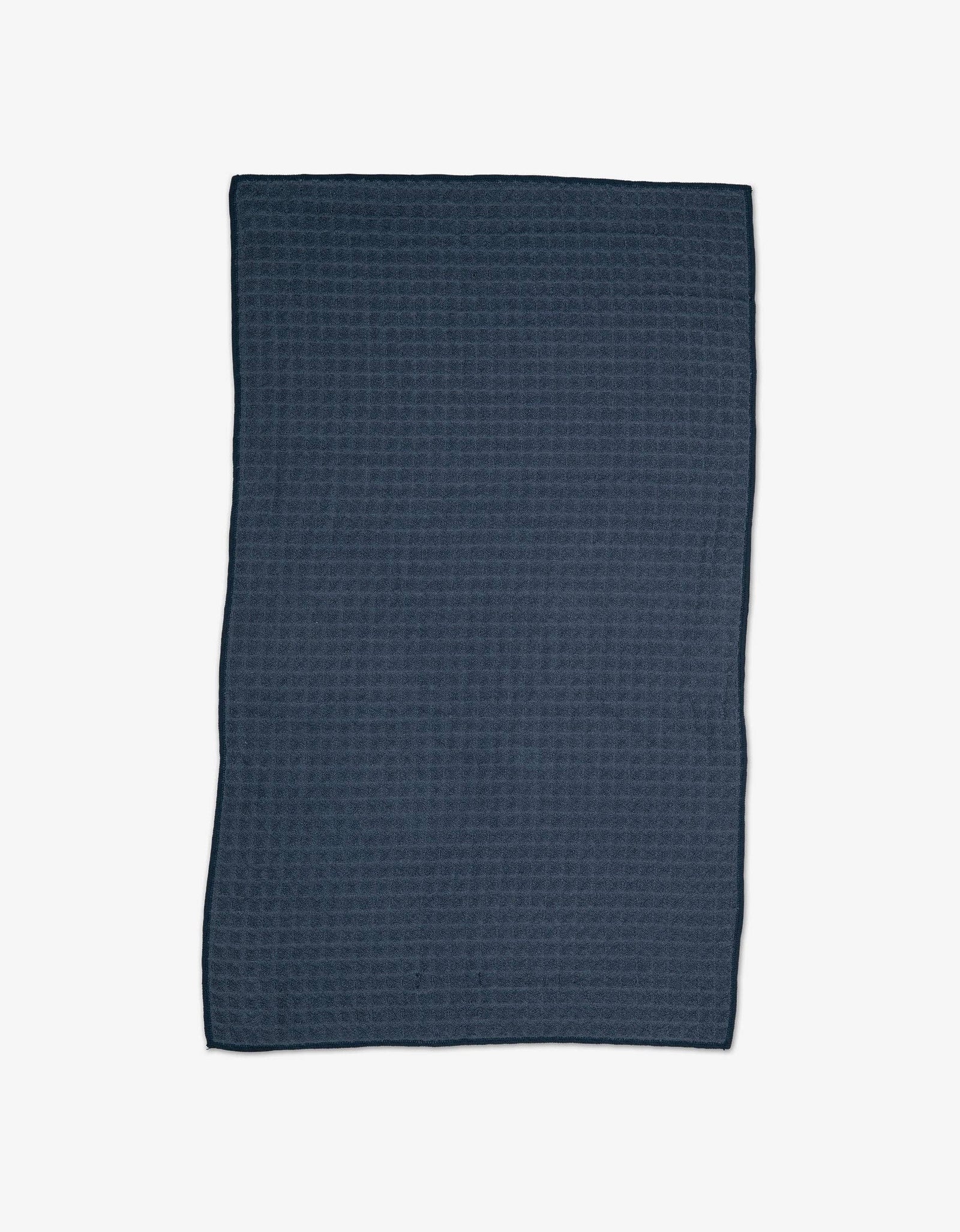 Midnight Blue Waffle Hand Towel by Geometry
