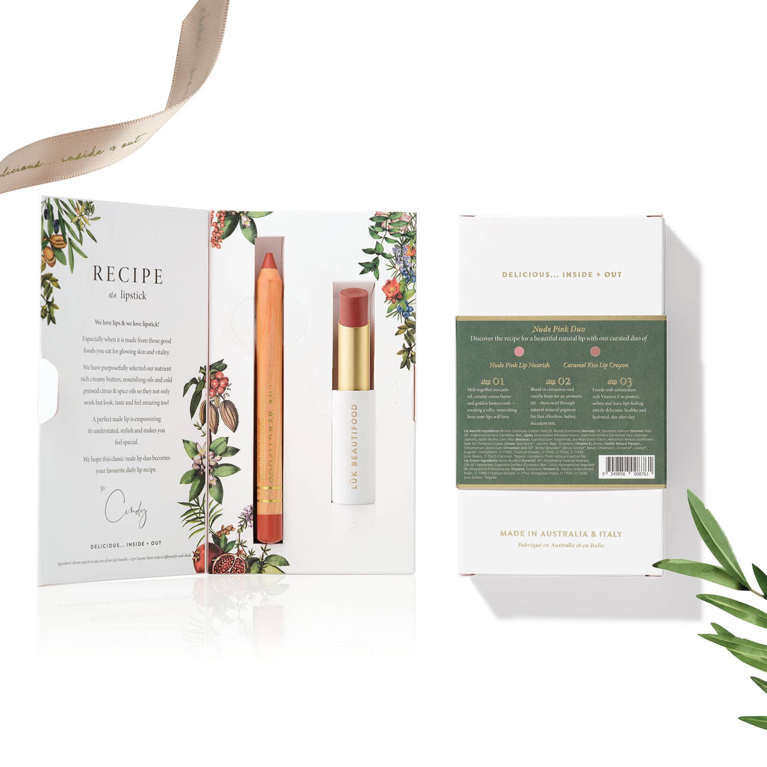 Recipe of a Lipstick - Nude Pink Duo Holiday 2025 Gift