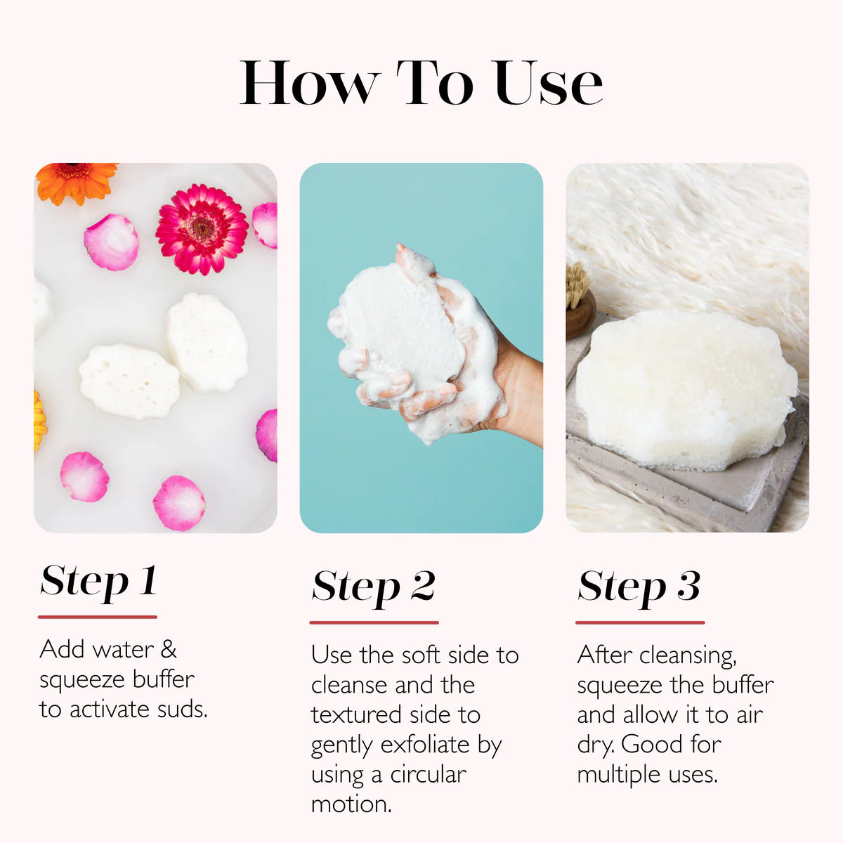 Spongelle Bulgarian Rose | Pedi Buffer
