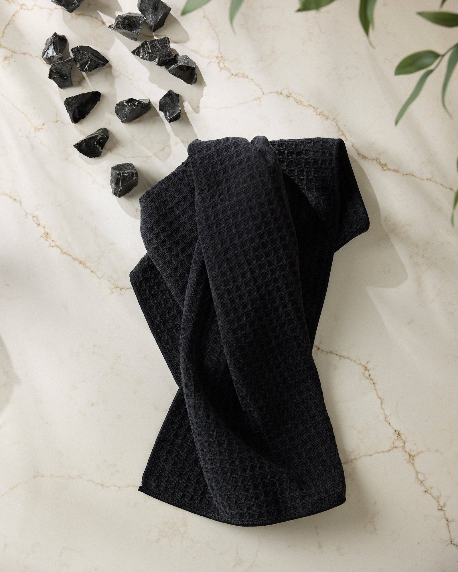 Onyx Truffle Geometry Hand Towel