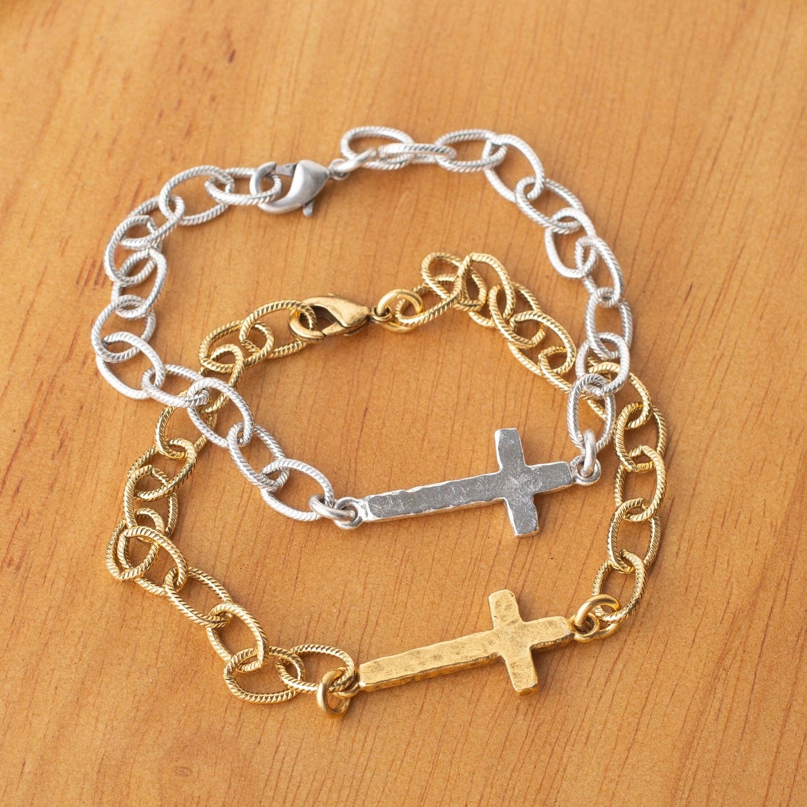 Eternal Grace Bracelet: Antique Silver