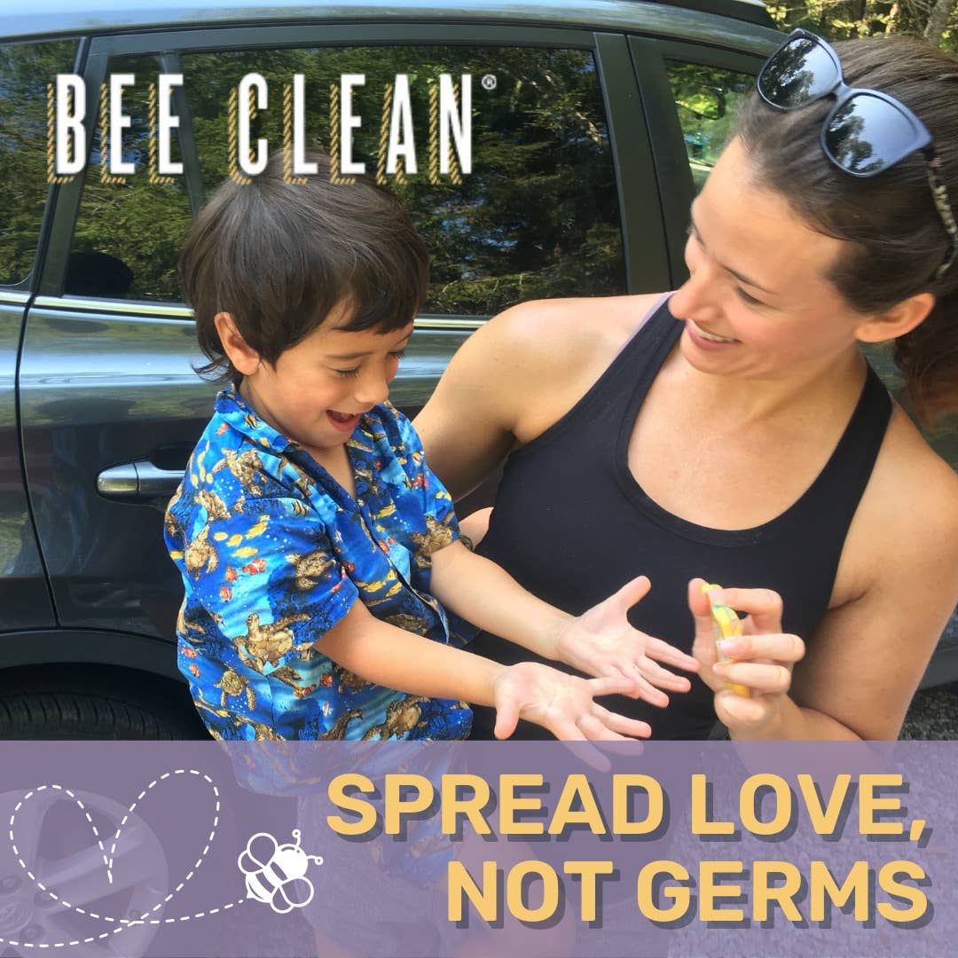 Citrus & Peppermint Bee Clean Organic Beeswax Hand Sanitizer