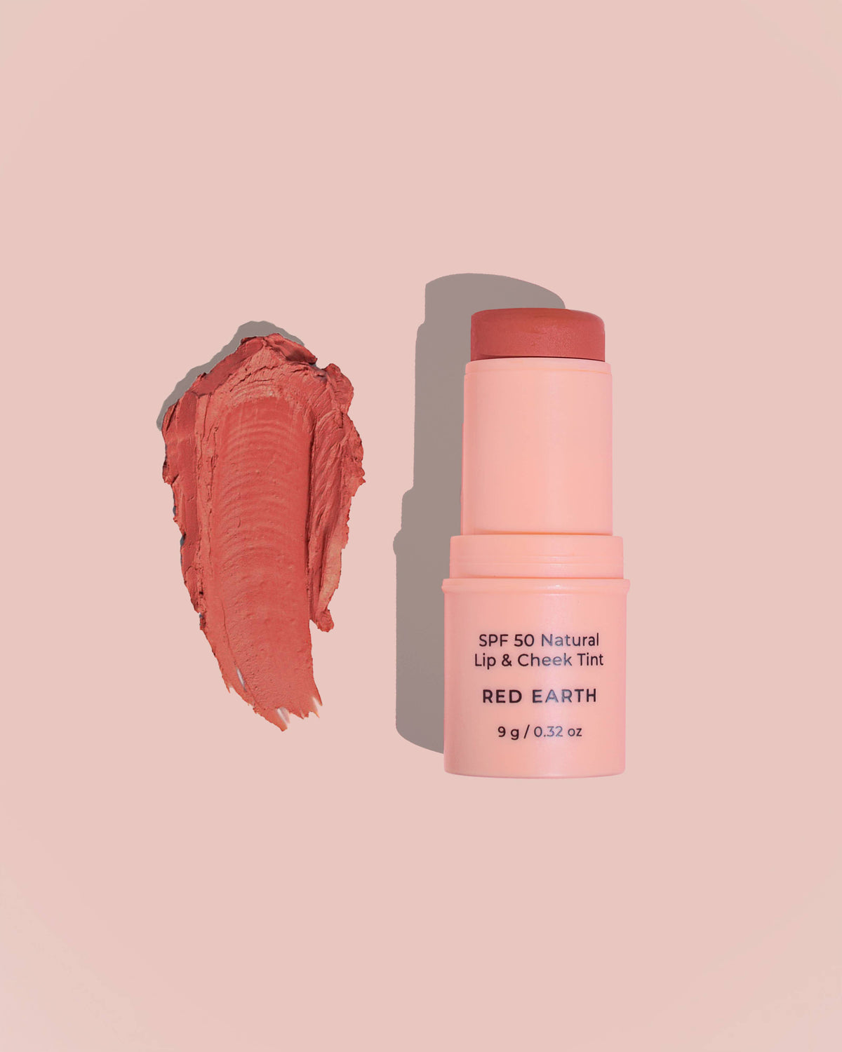 SPF 50 Natural Lip &amp; Cheek Tint - Red Earth
