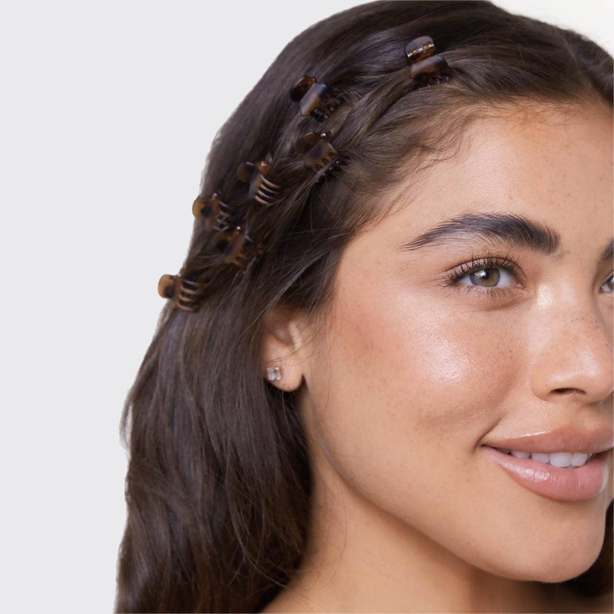 Recycled Plastic Mini Classic Claw Clips 16pc - Black &amp; Tort