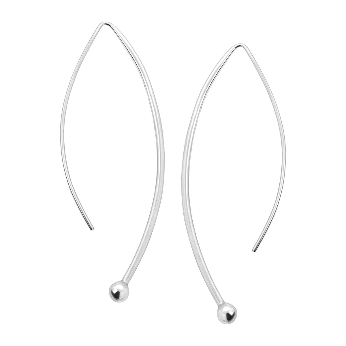 Silpada 'Spheres on Wires' Drop Earrings in Sterling Silver 2 13/16
