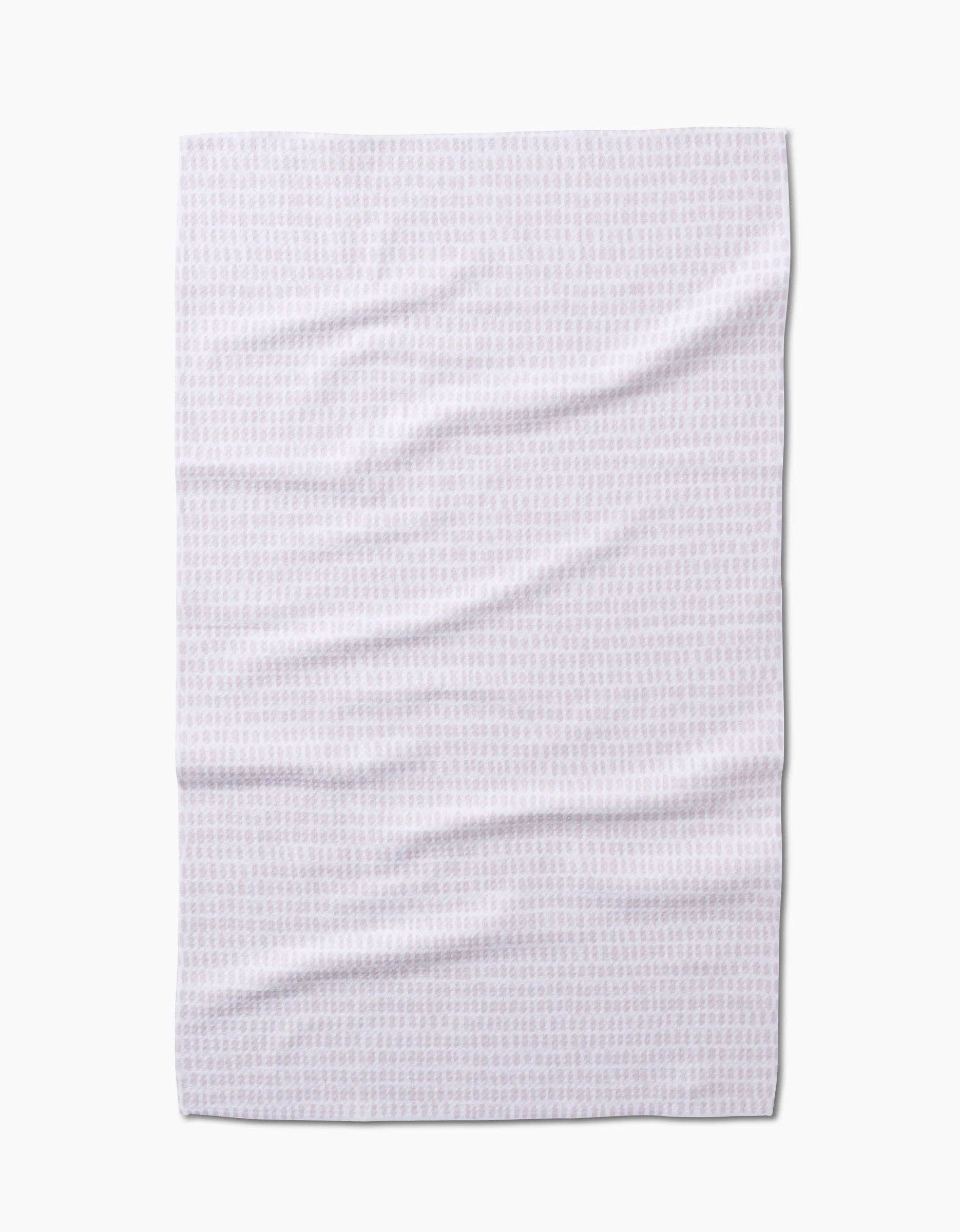 Dot Dot Dot Blushed Bergamot Geometry Tea Towel