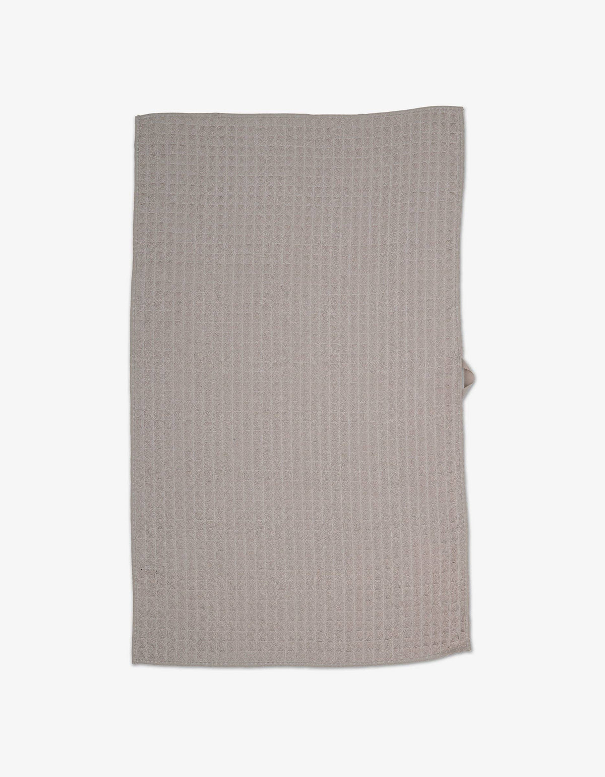 Taupe Waffle Geometry Hand Towel