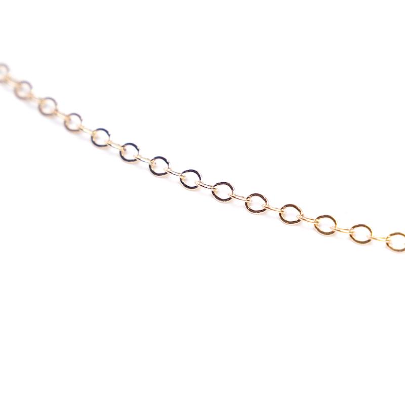14K Filled Gold Cable Chain 20"