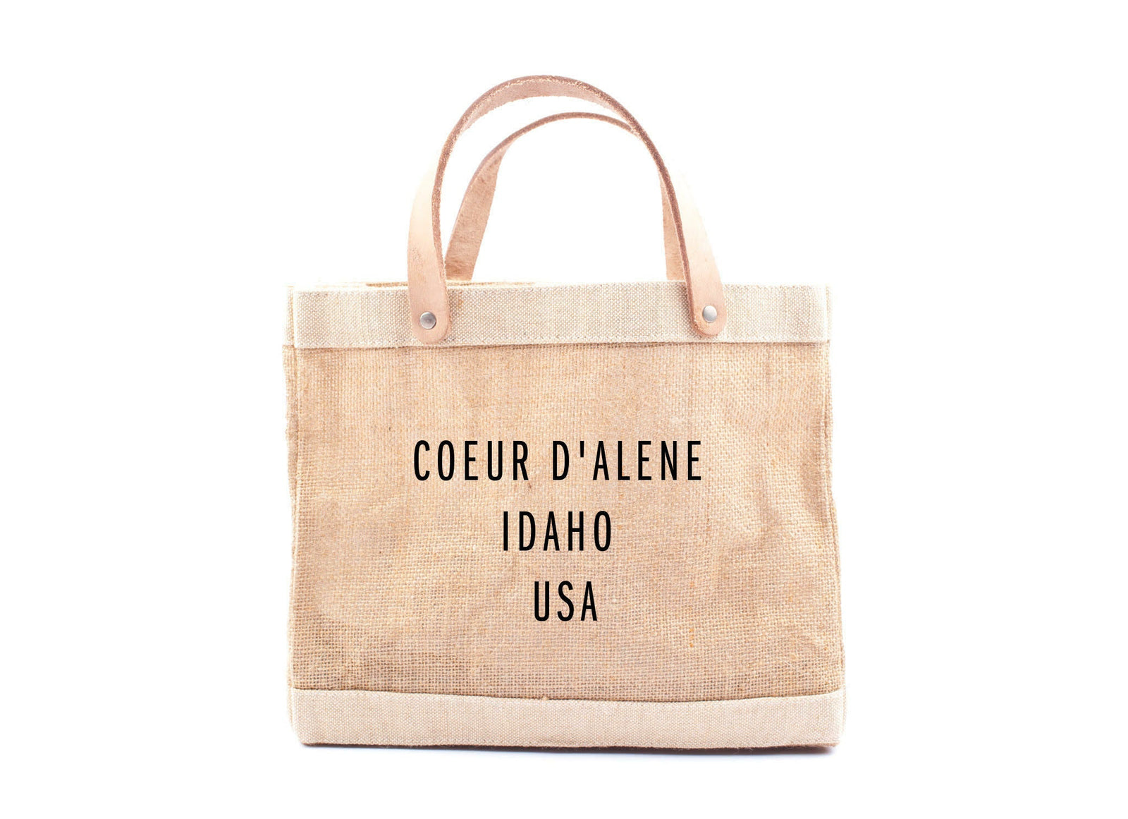 Apolis Petite Natural Coeur d'Alene Market Bag