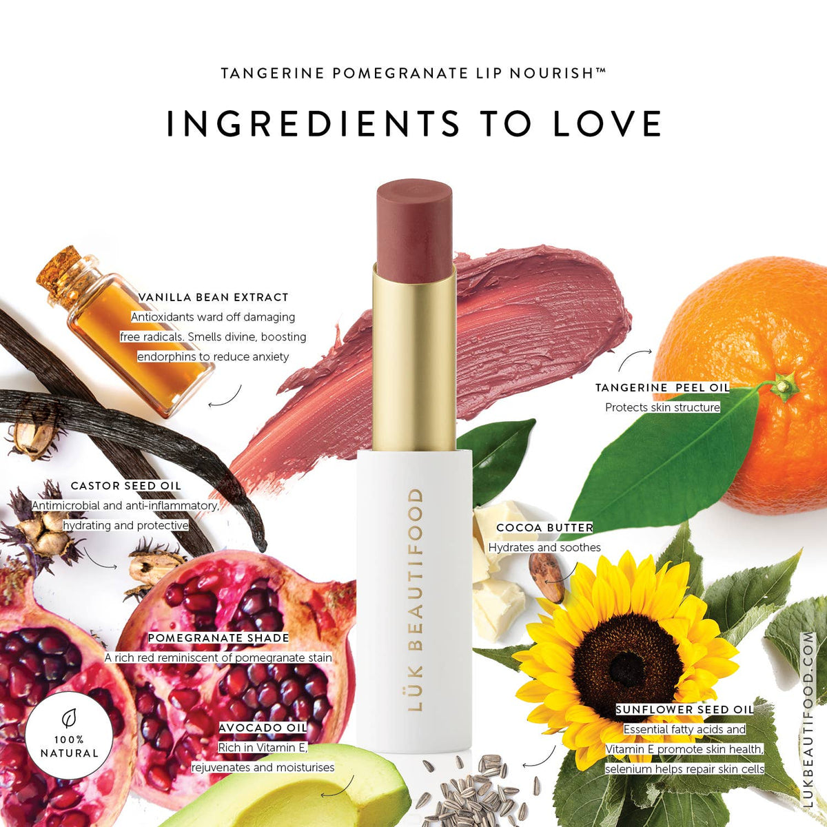 Lip Nourish™ Sheer Lipstick - Tangerine Pomegranate