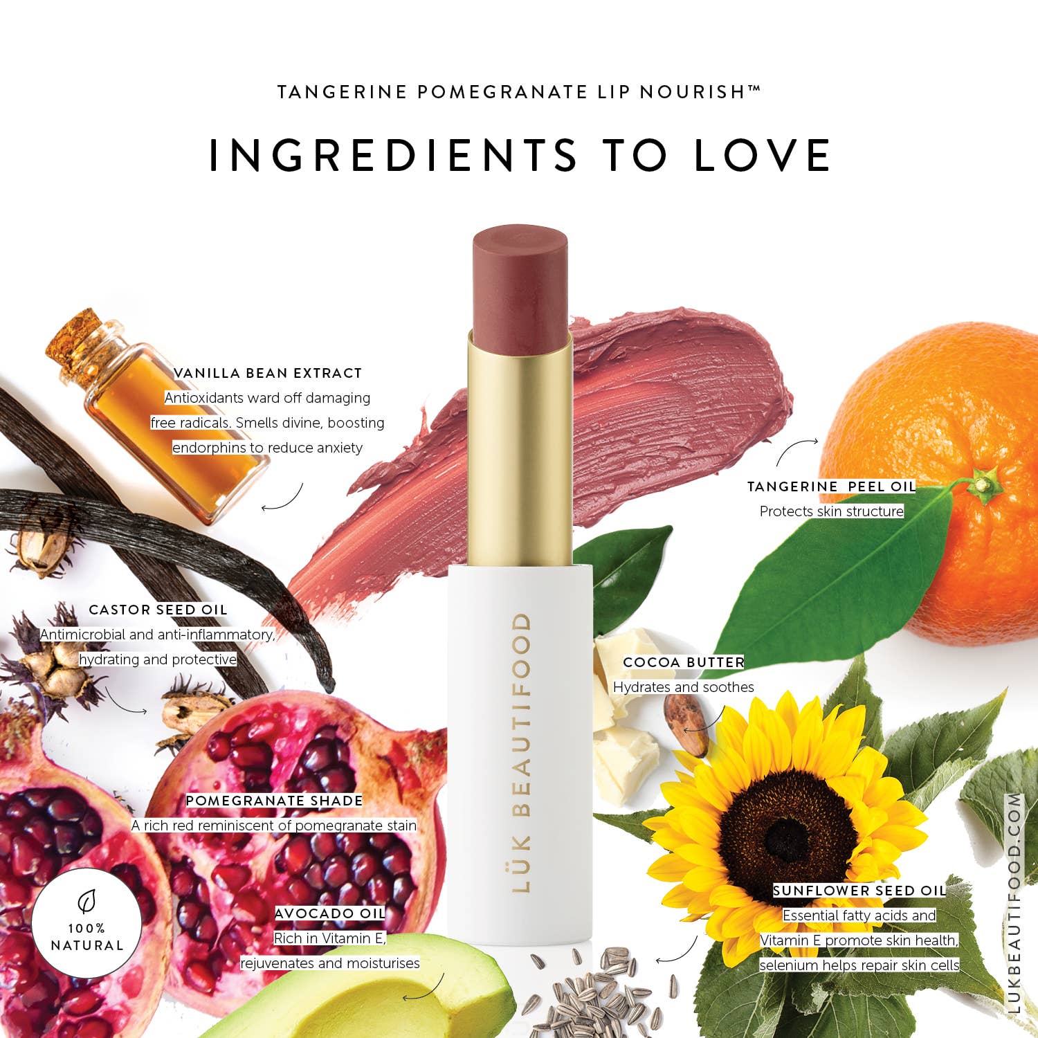Lip Nourish™ Sheer Lipstick - Tangerine Pomegranate
