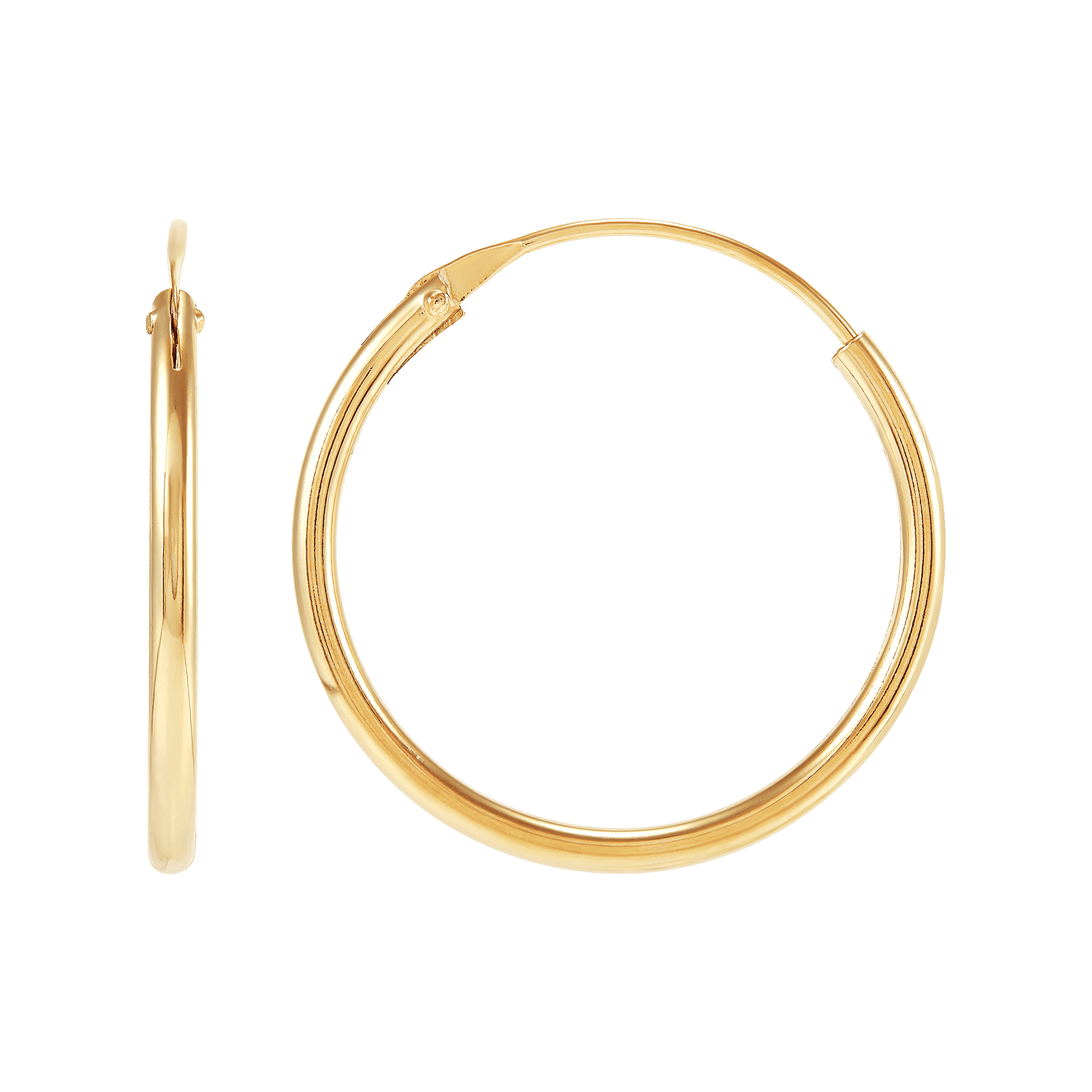 Silpada Endless Elegance Earrings,14K Gold-Plated Silver: Yellow Gold (1) / 15/16