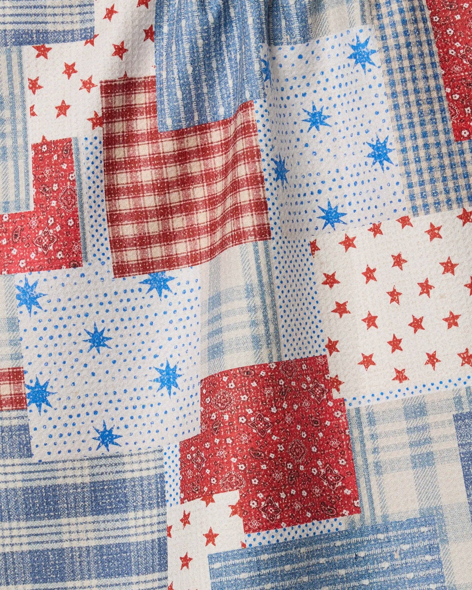 Stars and Stitches Geometry Tea Towel