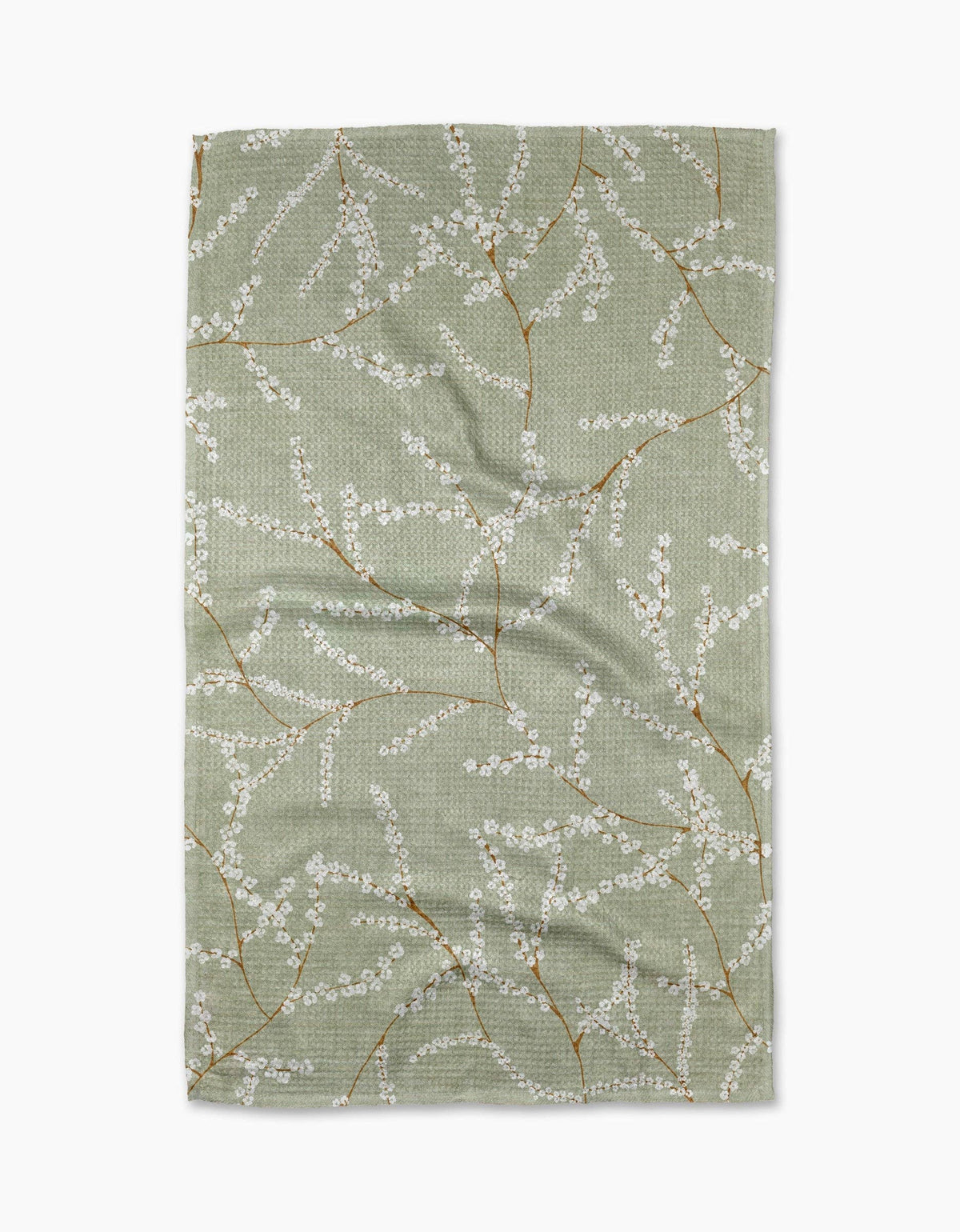 Quiet Flowers Geometry Tea Towel