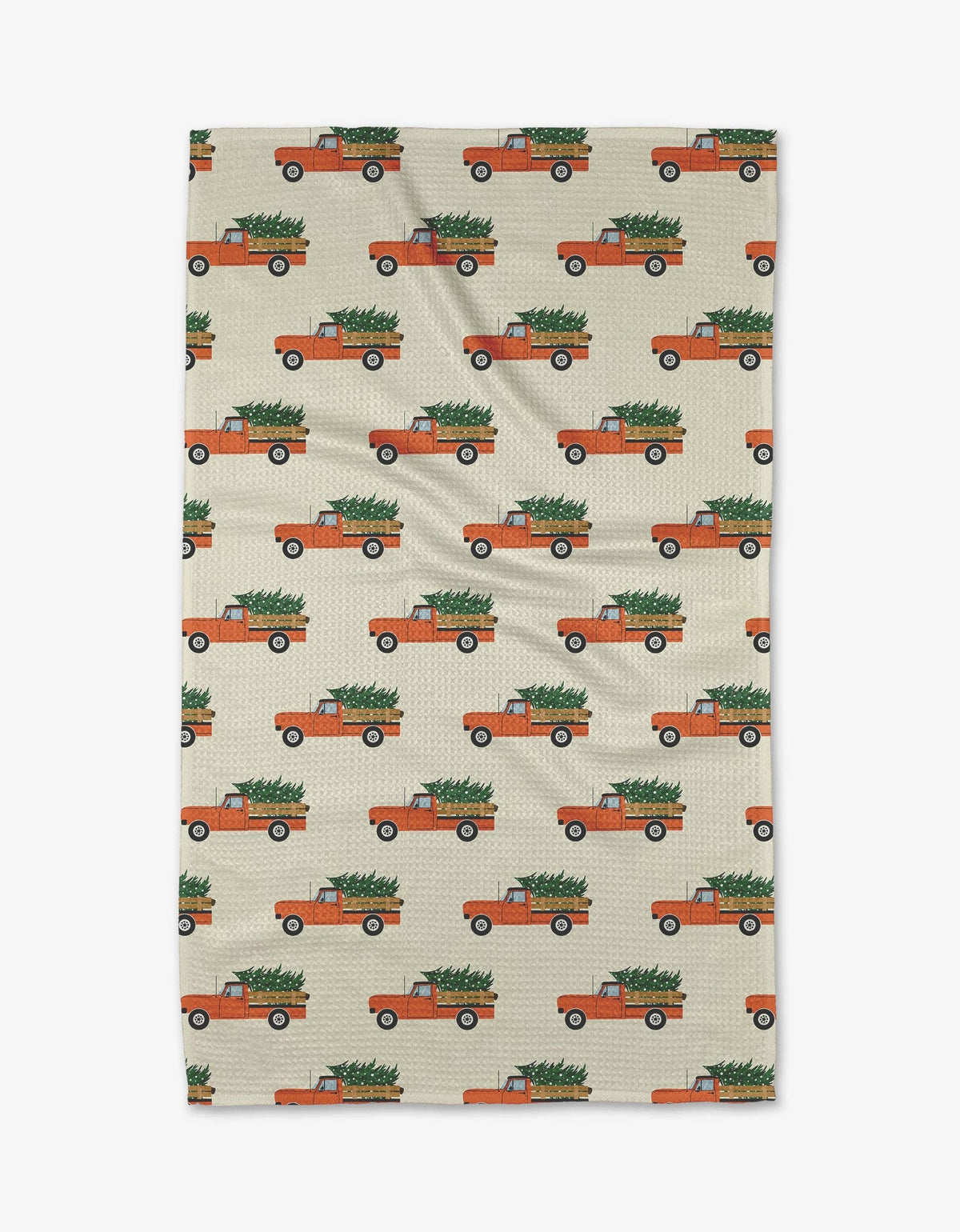 Christmas Ride  Geometry Tea Towel