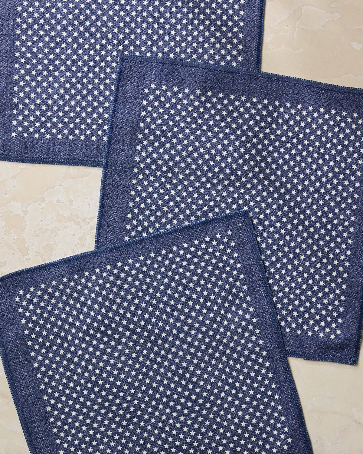 Valor Geometry Dishcloth Set: Navy