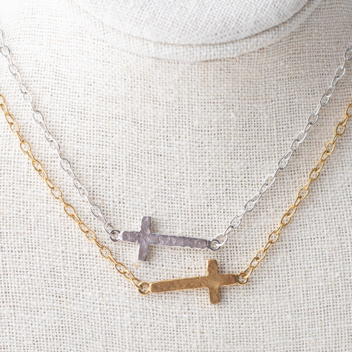 Eternal Grace Necklace: Antique Gold