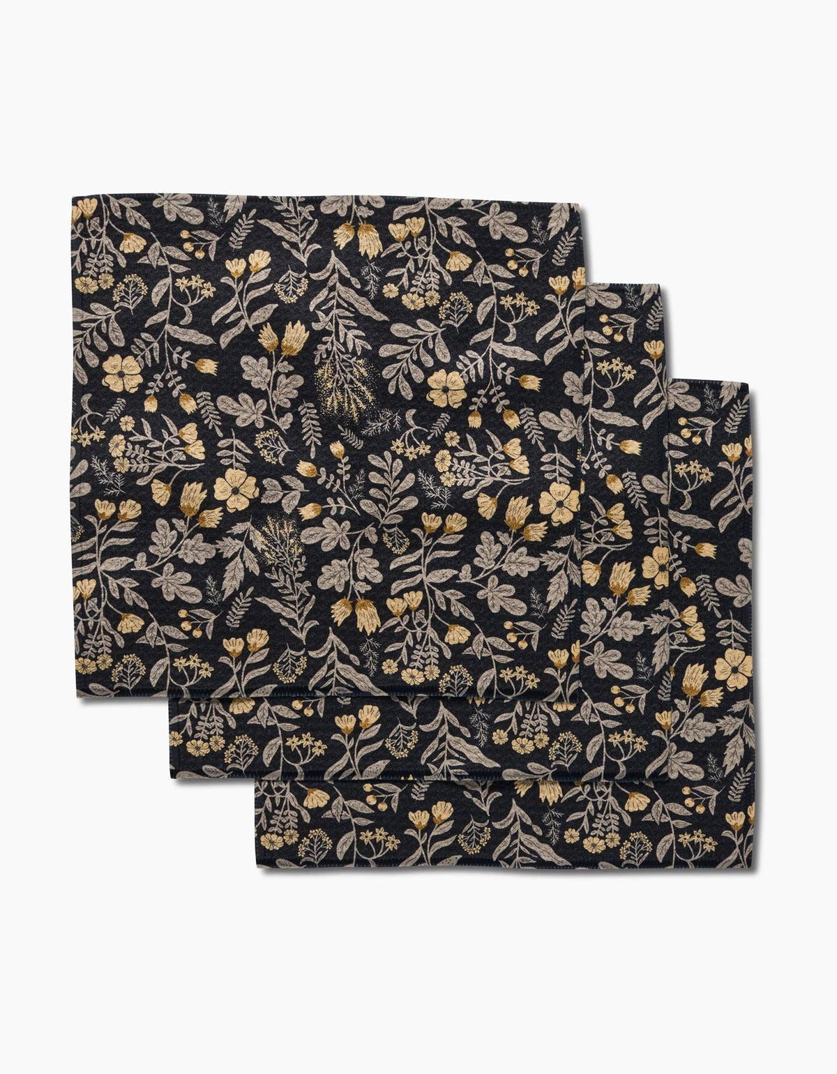 Woodland Wildflowers Geometry Dishcloth Set