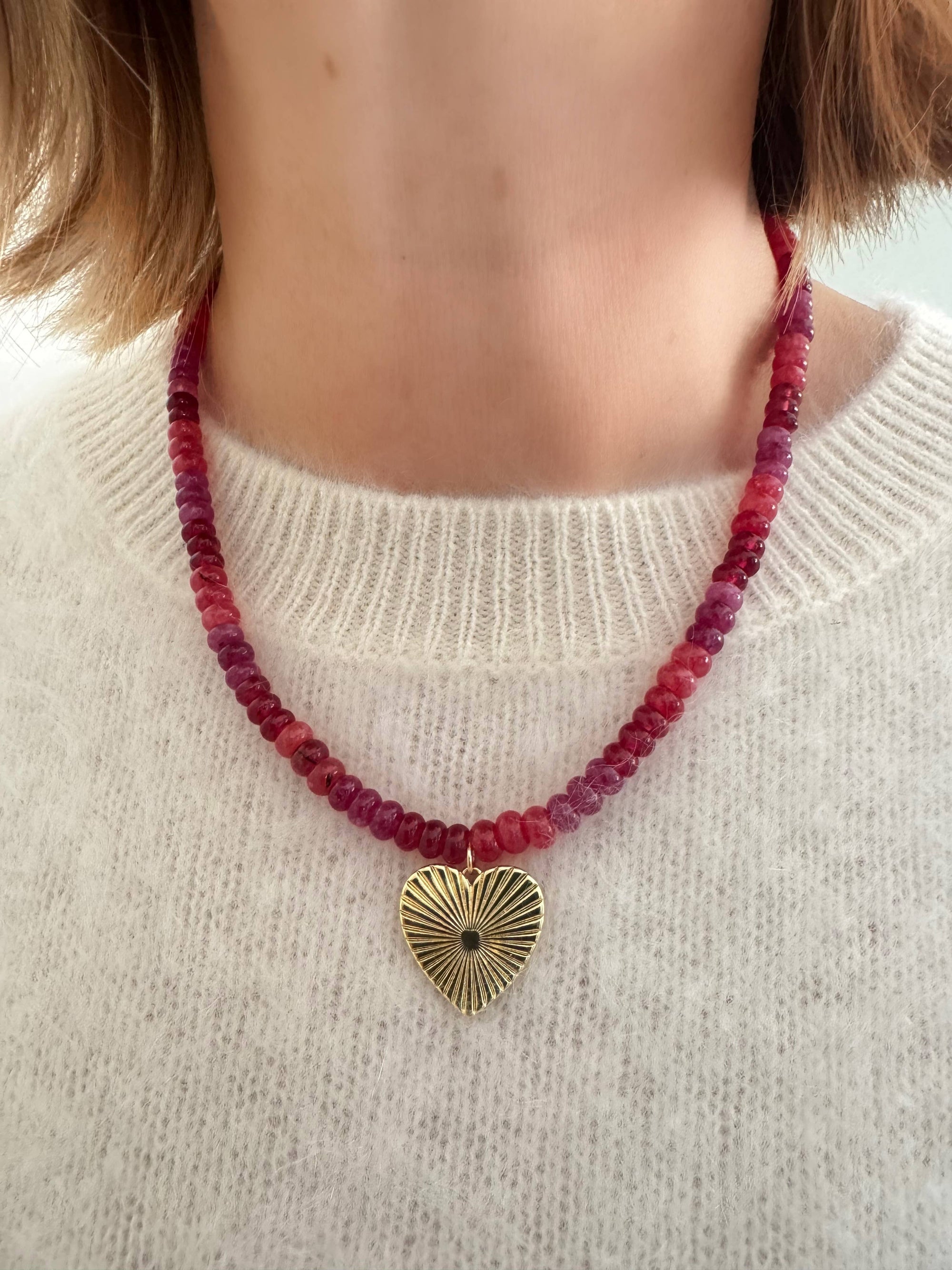 Milena Necklace New Color!: Pink