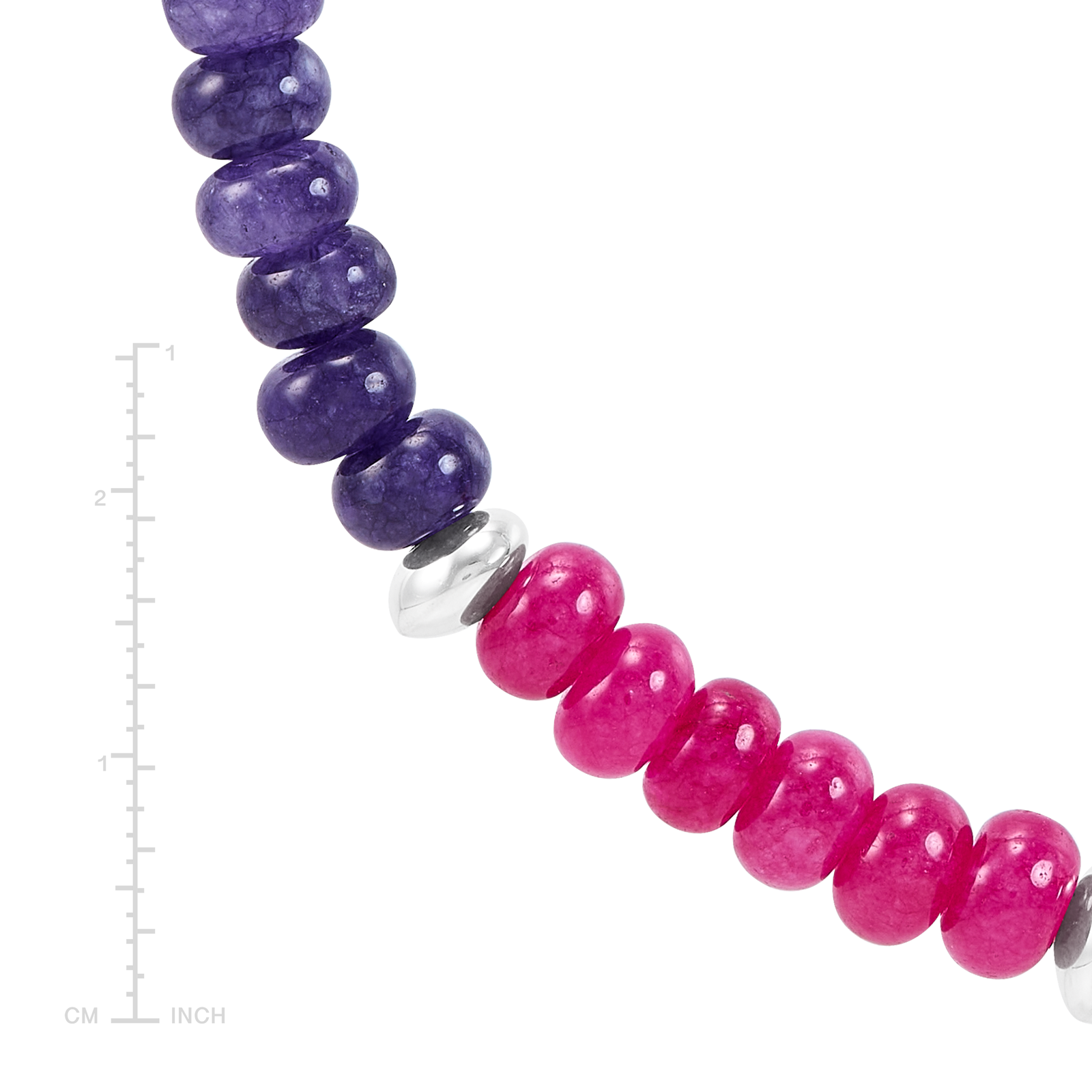 Silpada 'Colored In'  Silver Mixed Stones Beaded Necklace: Blue