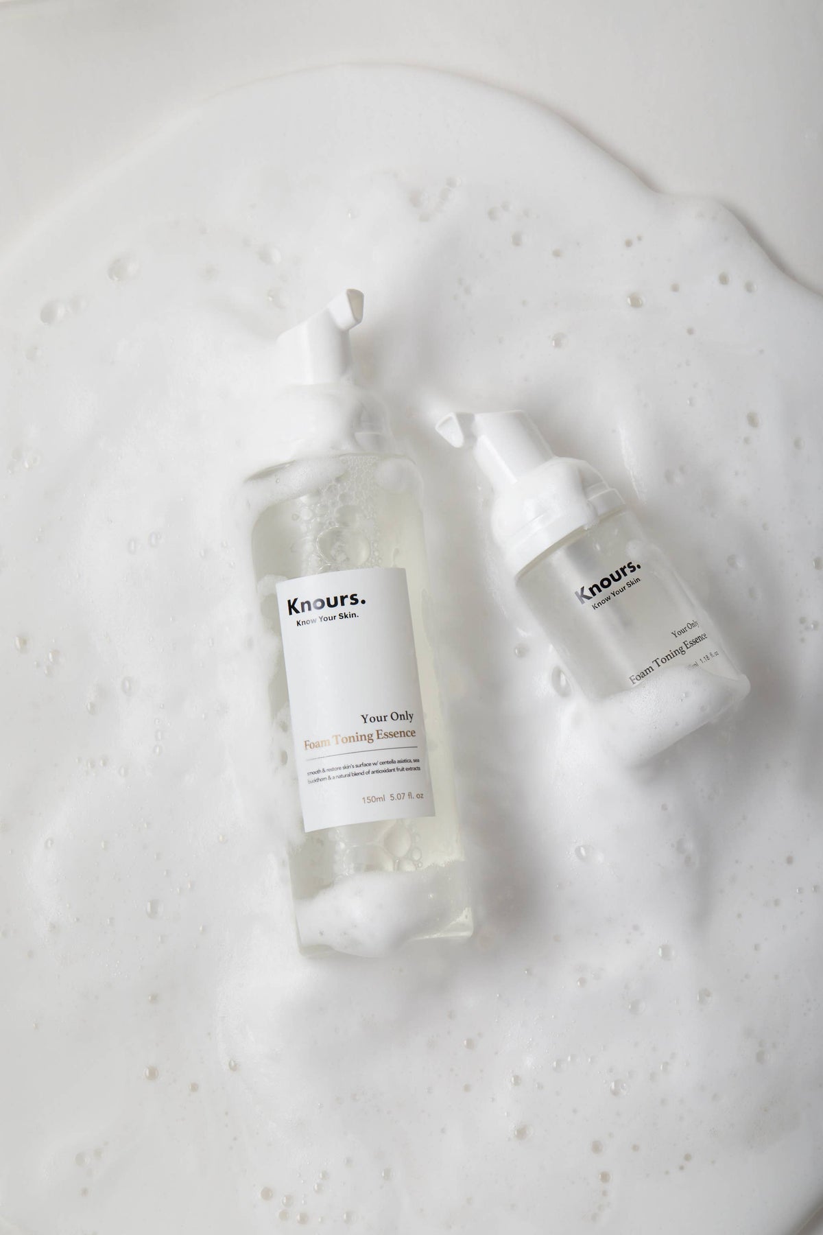 Knours. Your Only Foam Toning Essence
