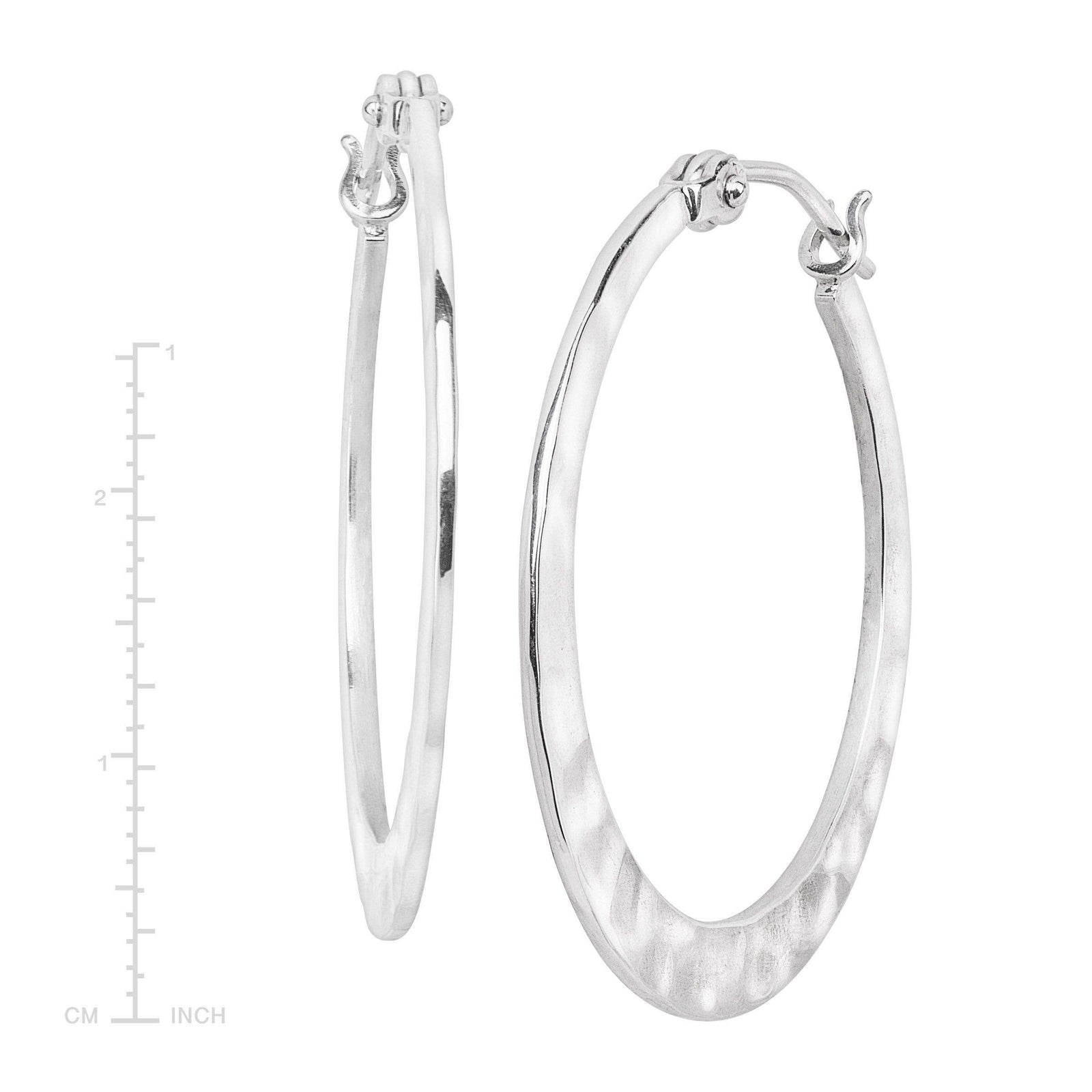 Silpada 'Full Circle' Sterling Silver Hoop Earring: Silver