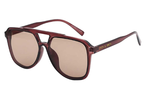 Lagos Sunglasses - Maroon