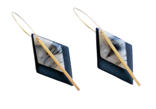 Black and Tortoise Shell Dangles