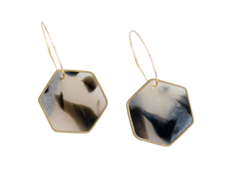 Hexagon Tortoise Dangles