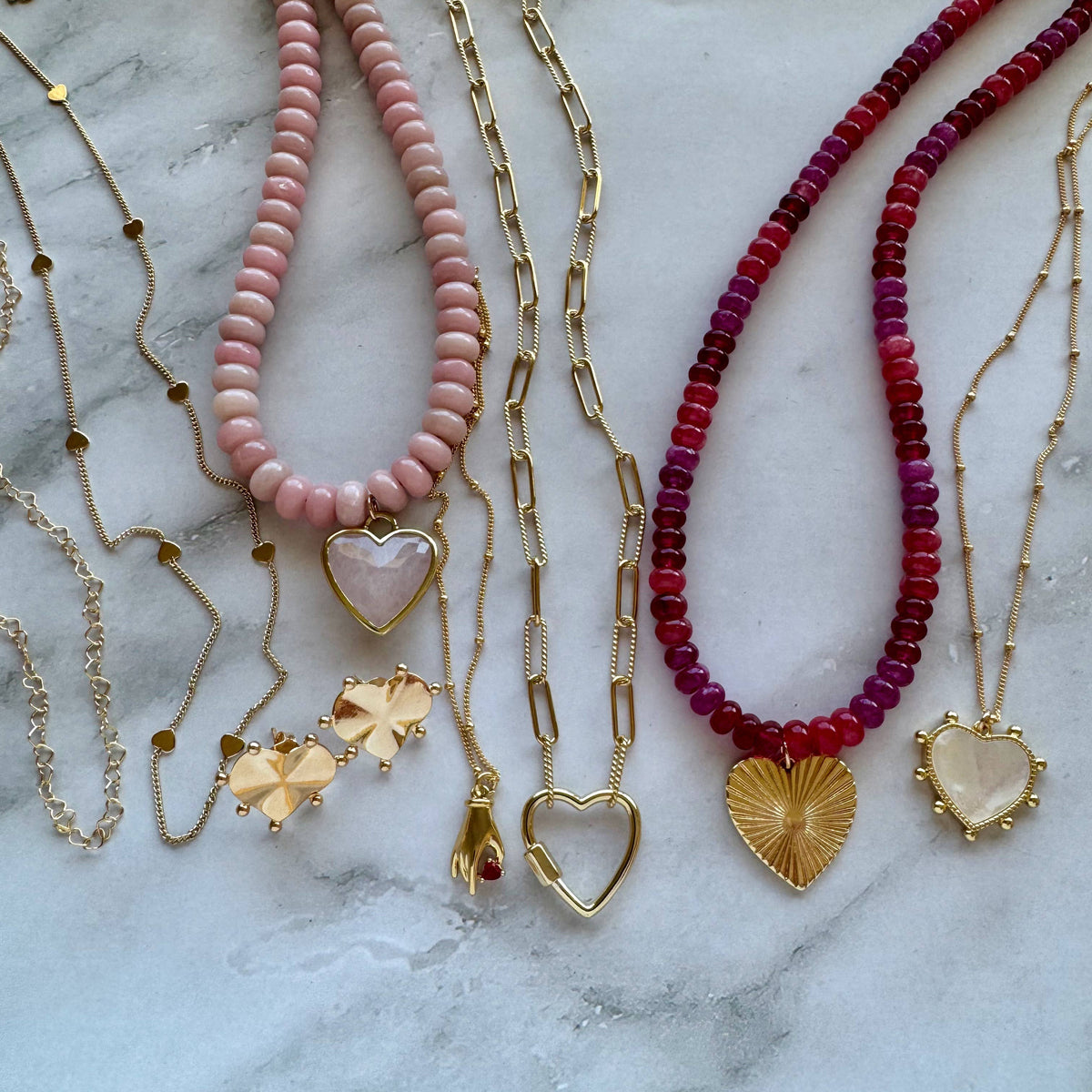 Milena Necklace New Color!: Pink