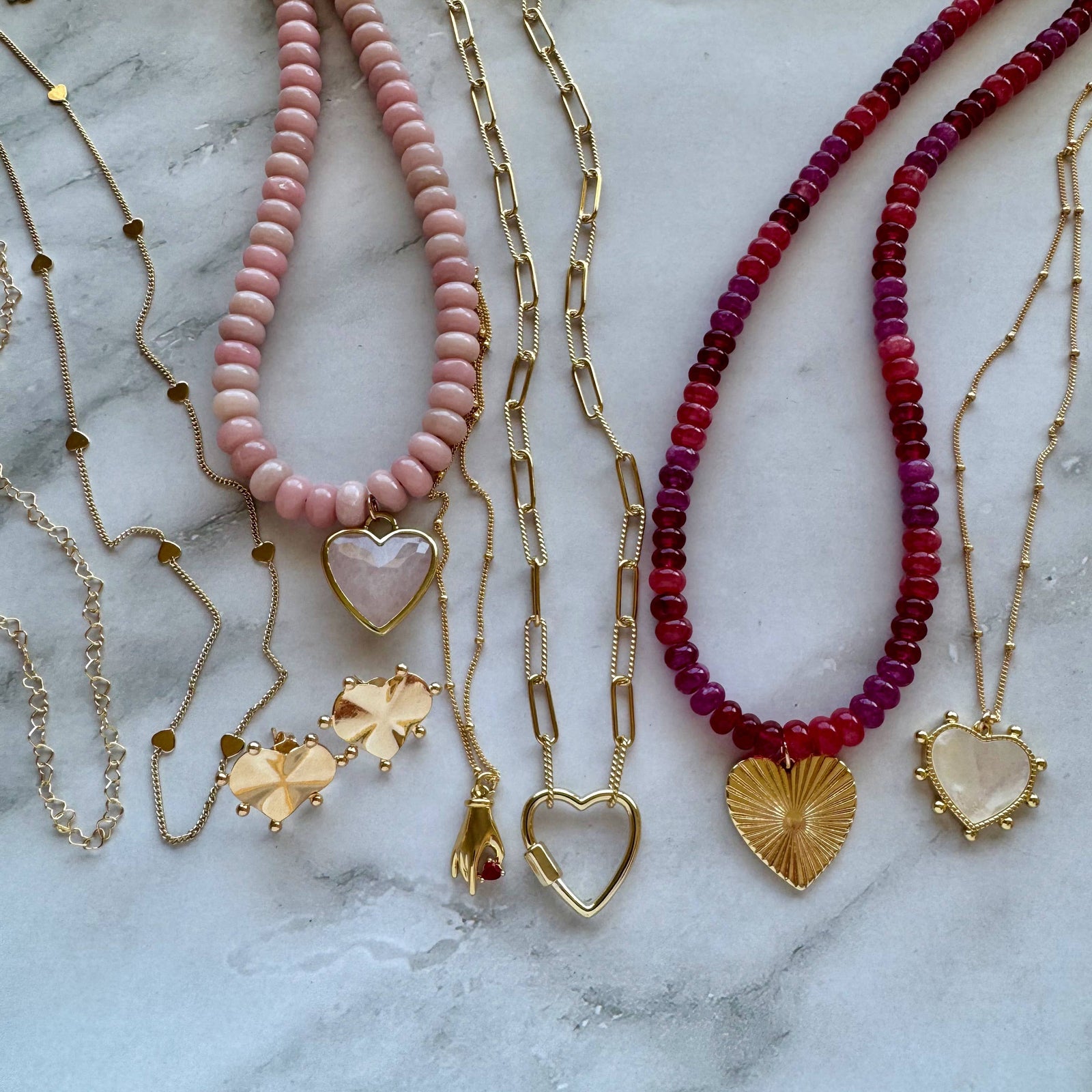 Milena Necklace New Color!: Pink