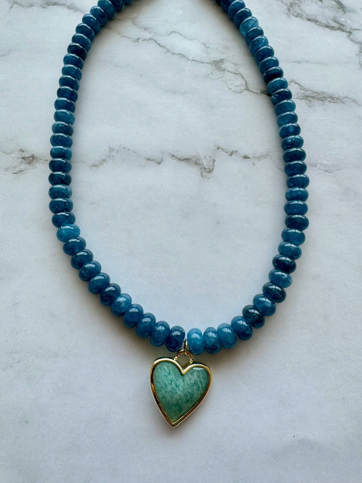 Caia Necklace New Colors Added! : Ocean Jade with Amazonite