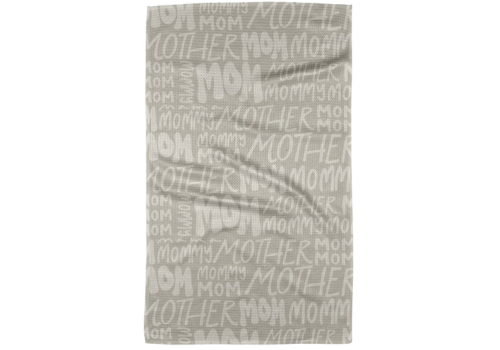 Mom Geometry Tea Towel