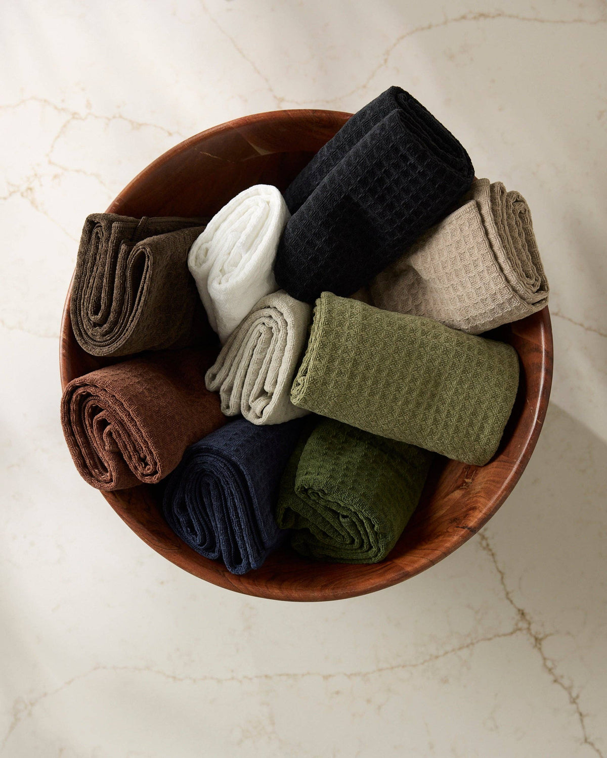 Salt Truffle Geometry Hand Towel