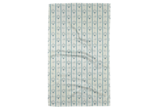 Edith&#39;s English Cottage Geometry Tea Towel