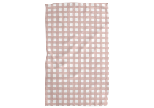 Gigi - Dusty Rose Geometry Tea  Towel