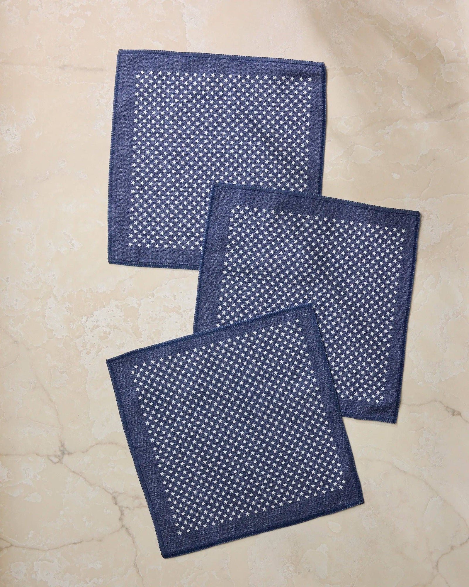 Valor Geometry Dishcloth Set: Navy