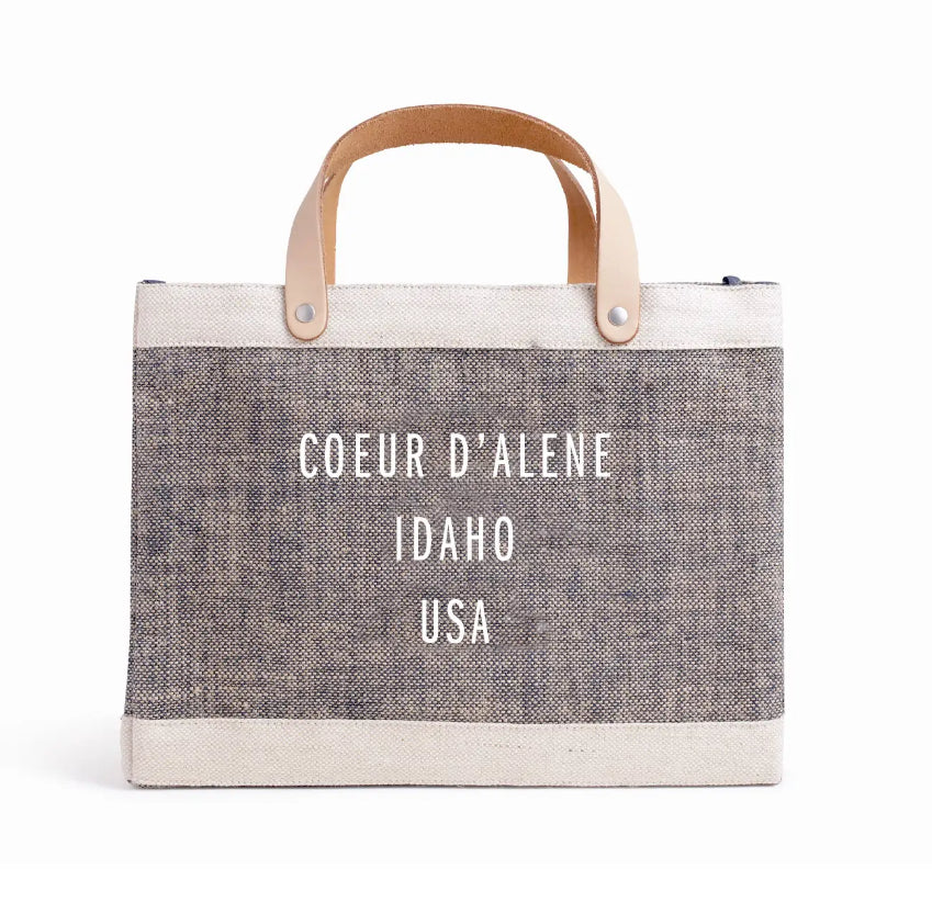Apolis Petite Market Bag in Chambray: Coeur d&#39;Alene