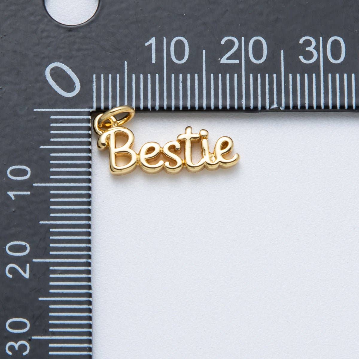 14K Gold Filled 18.5mm "Bestie" Charm