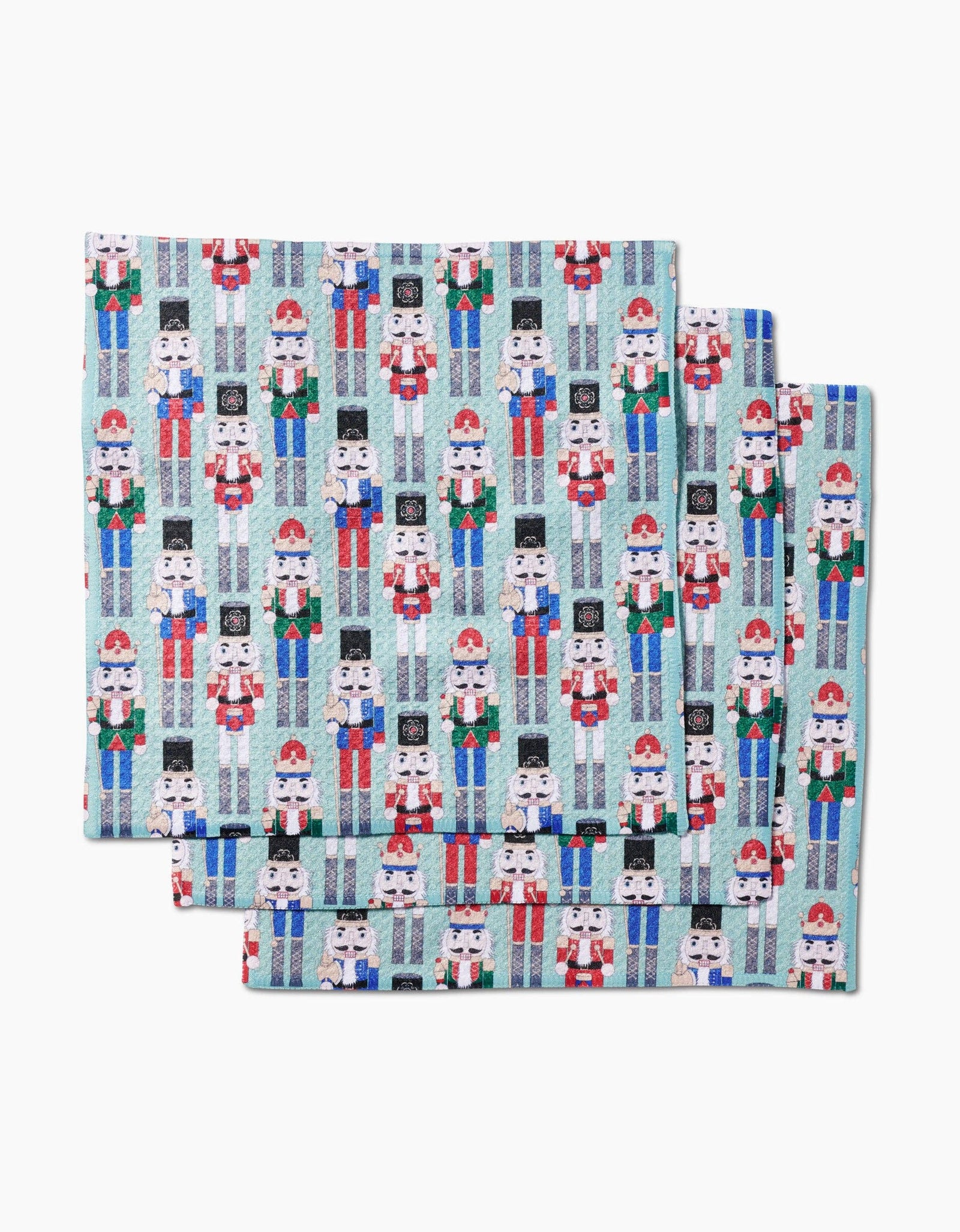 Nuts Cracking Geometry Dishcloth