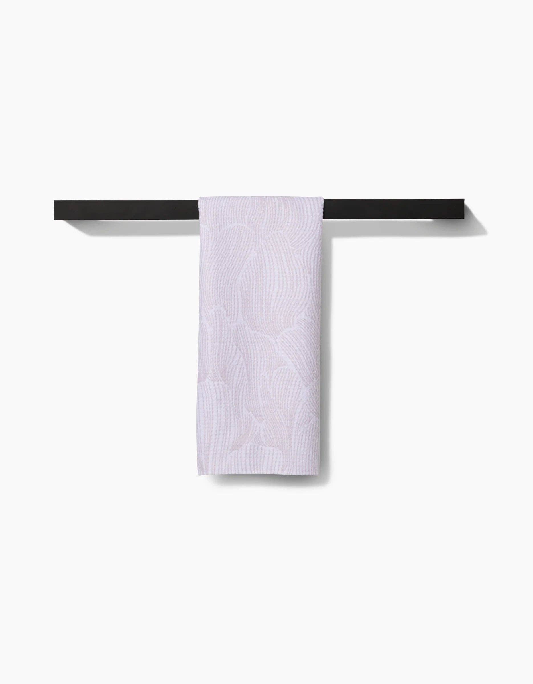Posh Petals Blushed Bergamot Geometry Tea Towel