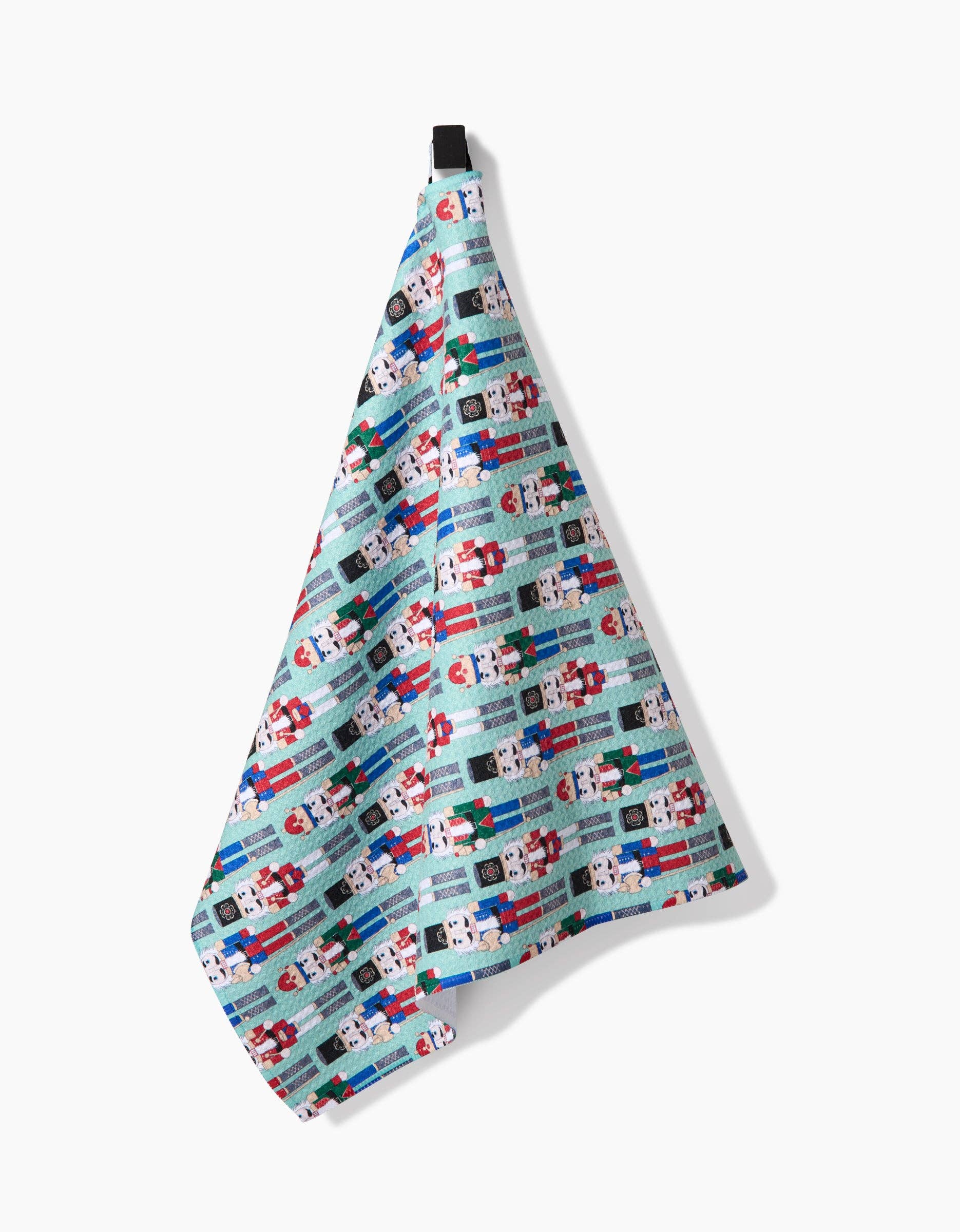 Nuts Cracking Geometry Tea Towel
