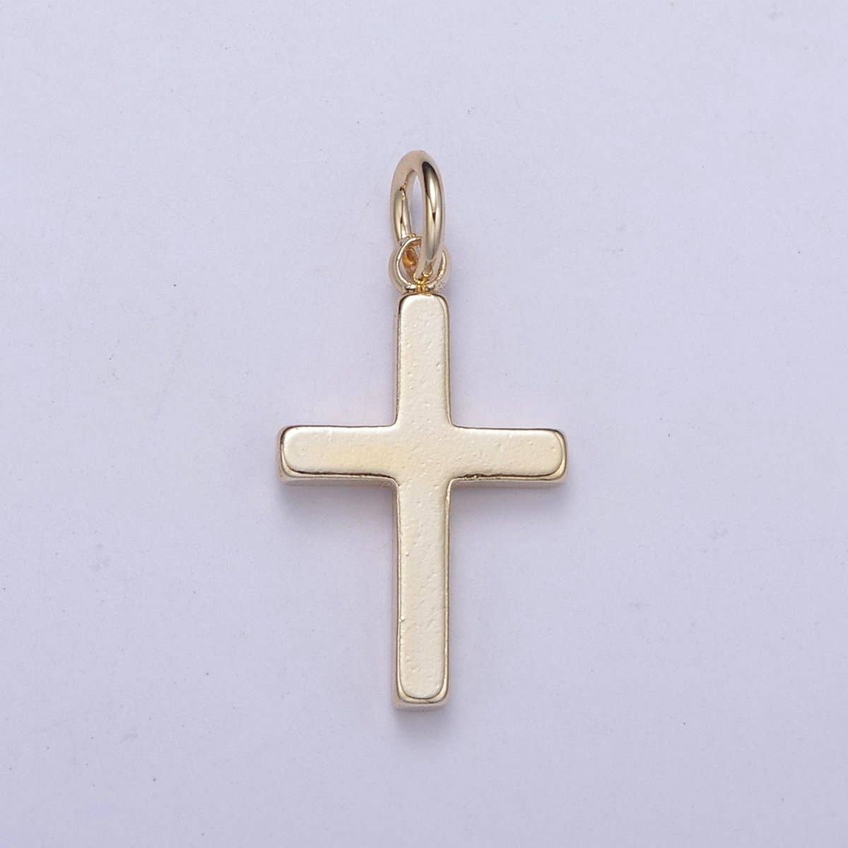 Gold Filled Simple Cross Pendant/Charm